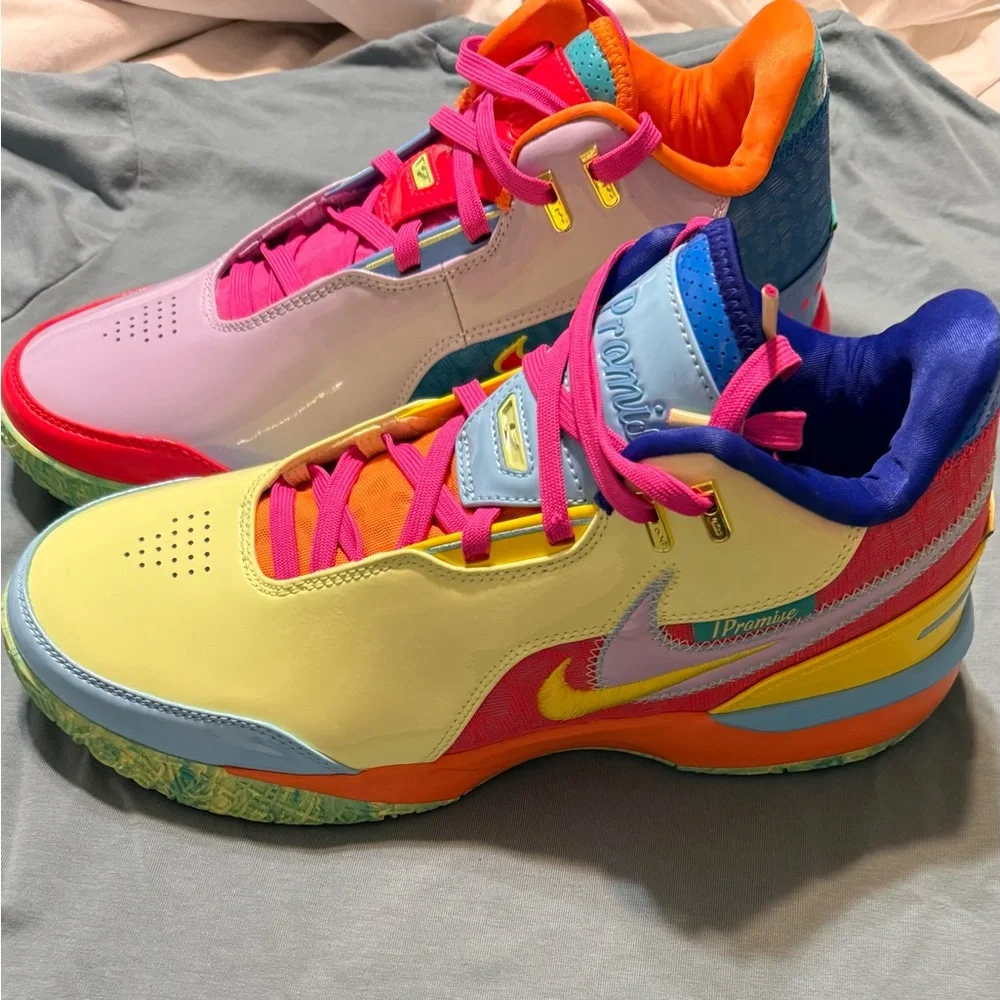 Nike Zoom Lebron NXXT Gen AMPD IPS I Promise FZ7885-500 Sneakers Men's Size 11.5 - Picture 3 of 3